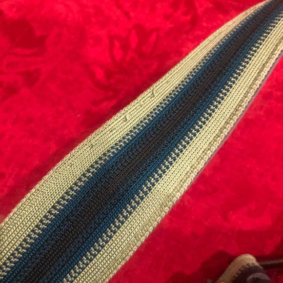 Vintage green tones Missoni buckle belt 34